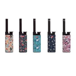 Bloom Lighter Floral Short Barrel Lighter