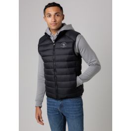 Santa Barbara Black Padded Gilet | Lightweight Men's Bodywarmer