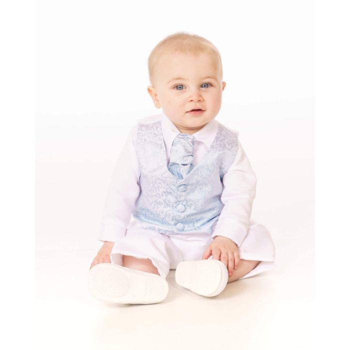 Elegant 4 Piece Christening Suit for Babies