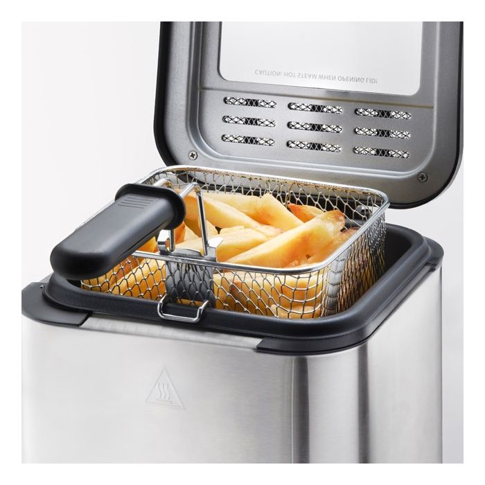 Litre Stainless Steel Deep Fryer – 1000W Compact Fryer Guineys
