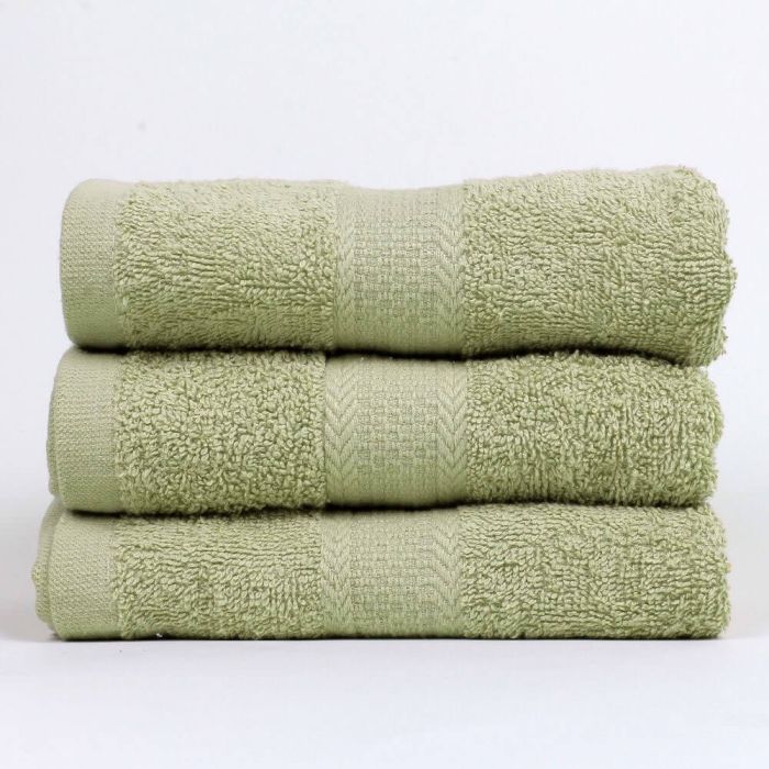 450GSM 100 Cotton Face Cloth Green