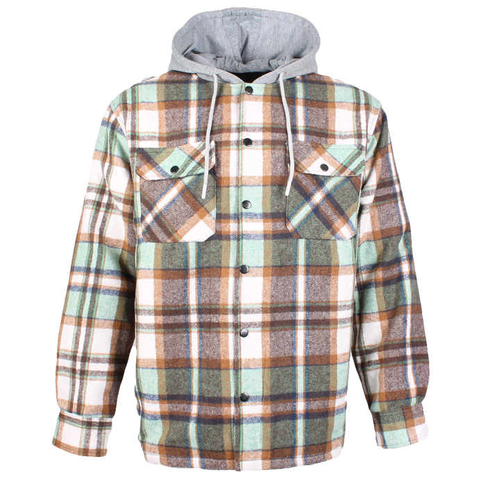 Stylish hooded shirt mens sale