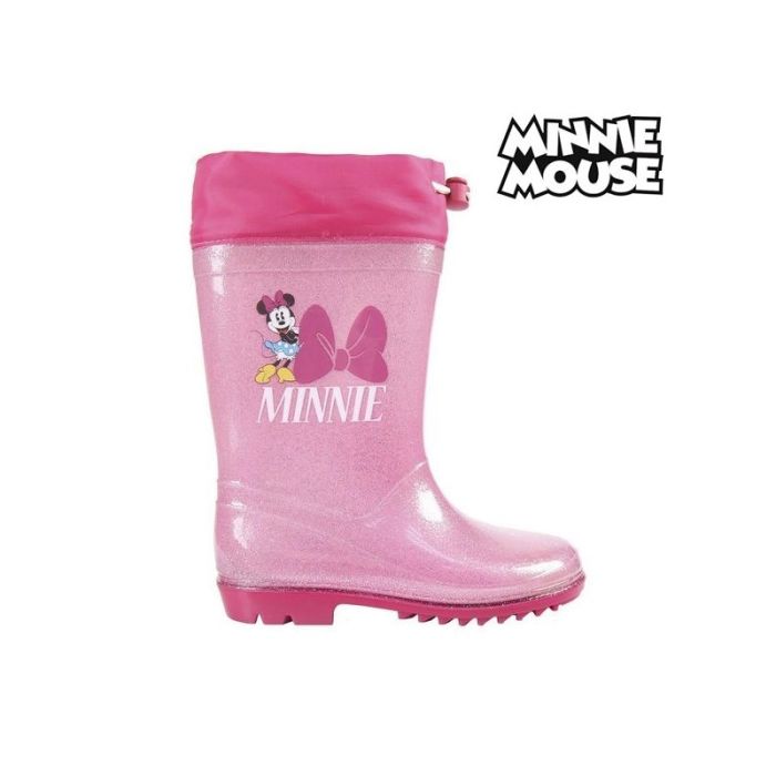 Kids Disney Minnie Mouse Wellies Pink