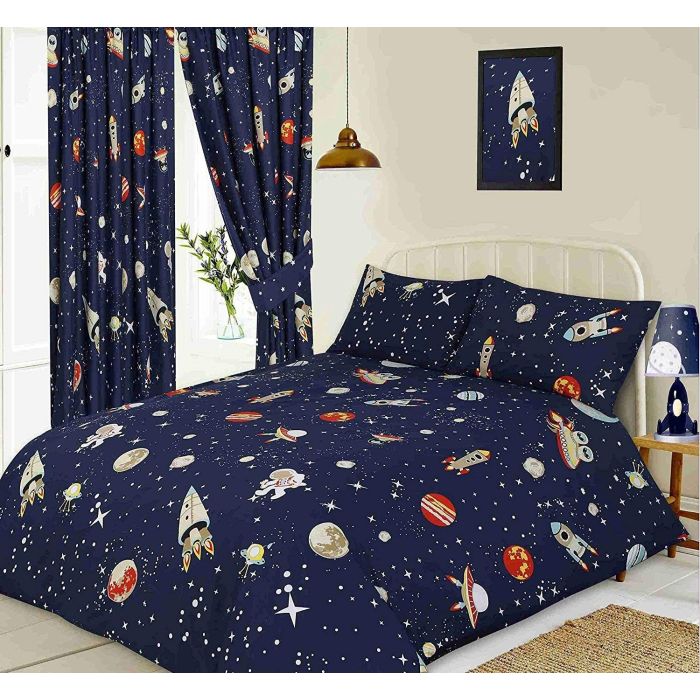 Novelty Bedding Space Kids Duvet Cover Set