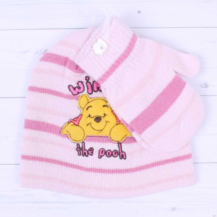 Baby Nursery Winnie the Pooh Hat Glove Set