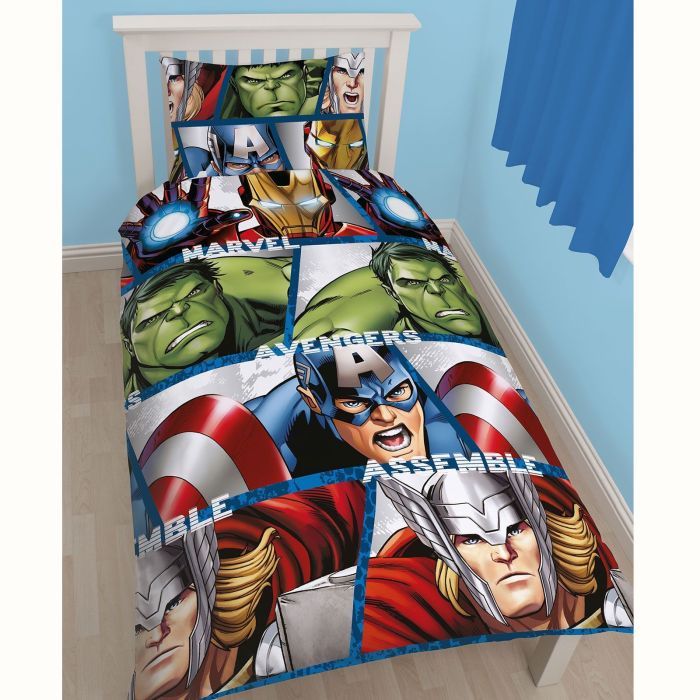 show original title Details about   Complete bedding single bed cotton Marvel Art Avengers 