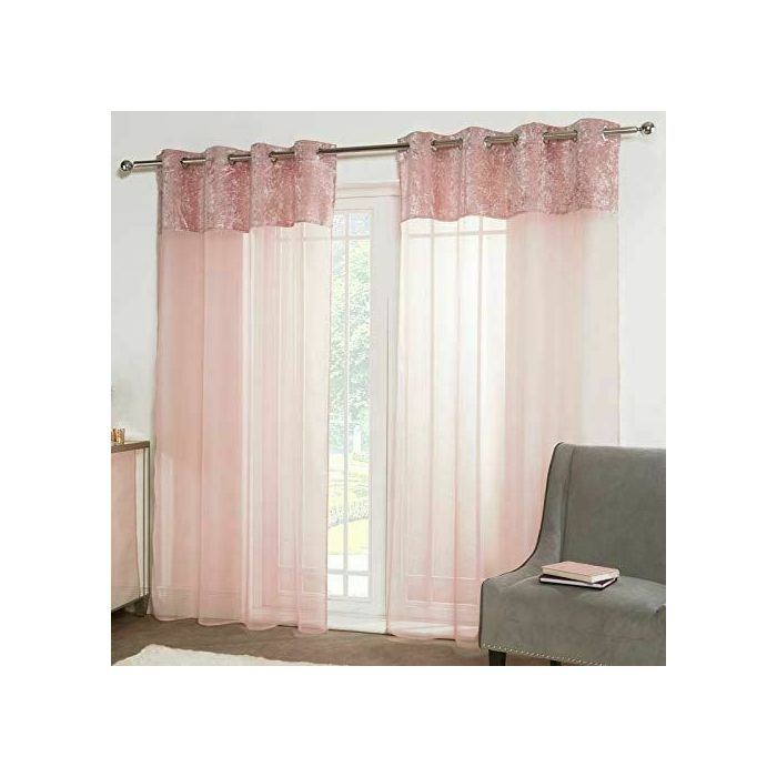 Issy Ready Made Eyelet Ring Top Lined Curtains Chilli Red
