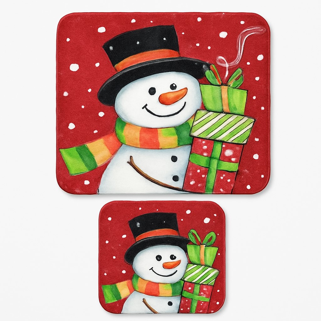 Christmas Bath Mats
