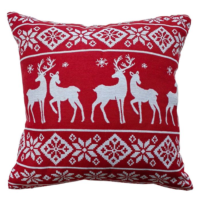 Red gift bag with nutcracker